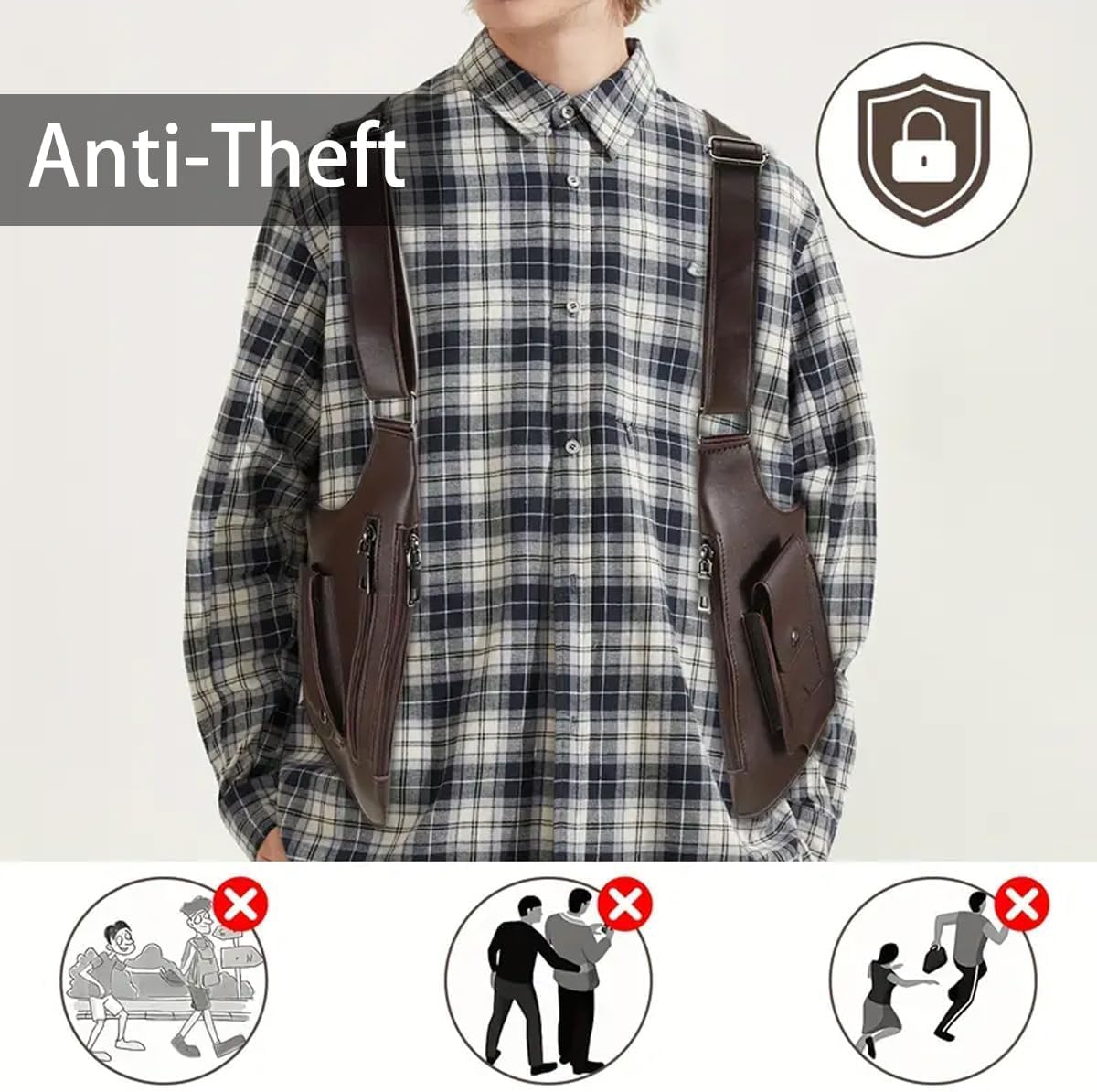 Everyday Leather Underarm Carry Bag